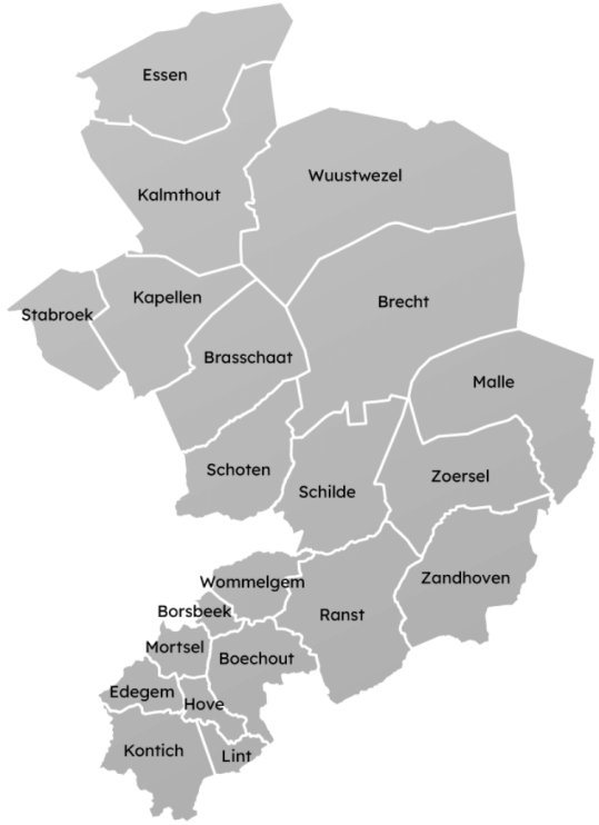 Gemeentes BZR + Borsbeek