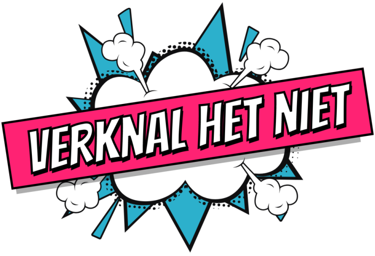 Verknal het niet logo